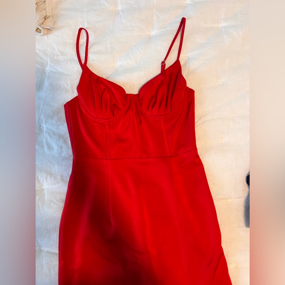 NBD red dress XXS
